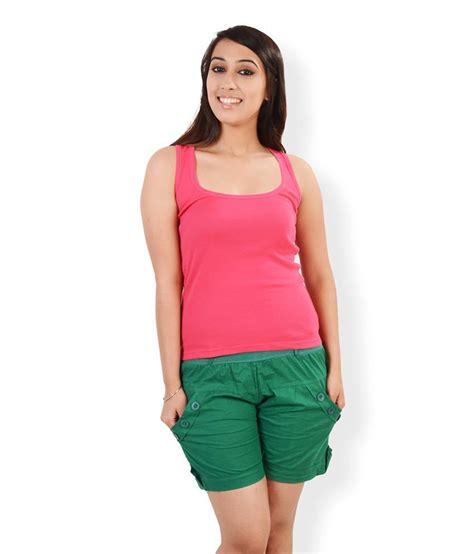 Buy Womens Fuchsia Tank Top Online At Best Prices In India Snapdeal