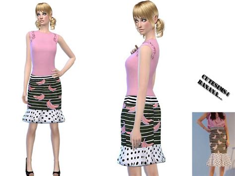 Banana Outfit The Sims 4 Catalog