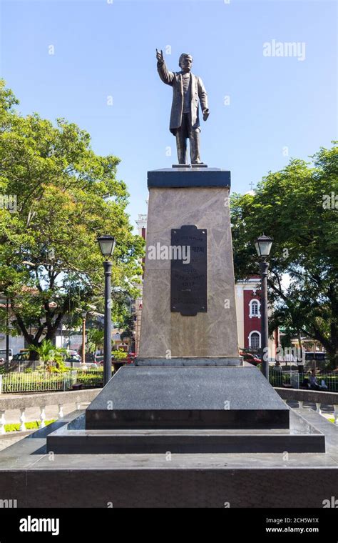 The Jose Rizal Monument At Plaza Libertad In Iloilo City Stock Photo