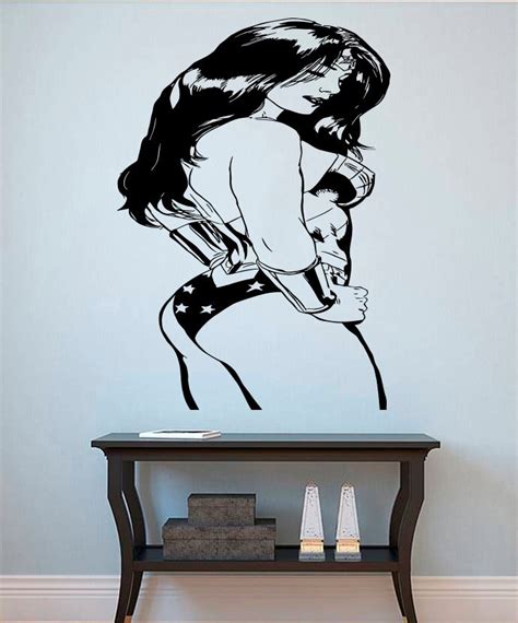 Sexy Woman The Whole Patterned Art Wall Stickers Home Rooms Special