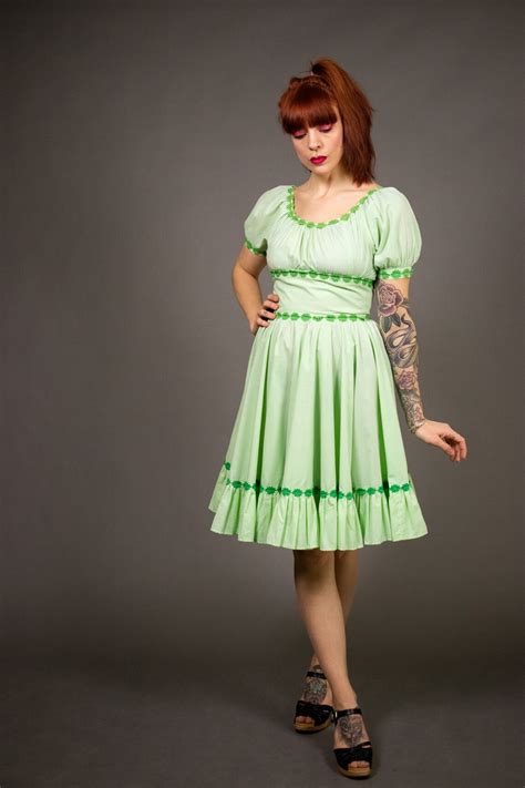 1960 s mint mini dress 60 s mint green peasant dress etsy
