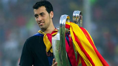 Sergio Busquets Officielle Meddelelse Farvel Til Barcelona Fotos