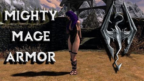 Skyrim Remastered SEXY Mighty Mage Armor MOD FOR WOMEN SHOWCASE