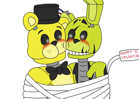 Golden Freddy X Springtrap By Kittyimmortal On Deviantart