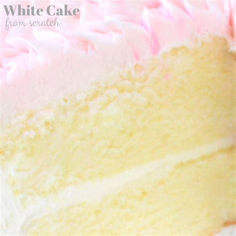 Scroll to bottom for printable recipe card. White Cake from Scratch! Recipe by MyCakeSchool.com | My ...