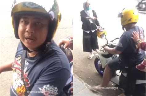 Viral Di Media Sosial Perempuan Di Bandung Dianiaya Pria Bermotor