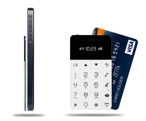 Credit Card Sized Phone Fits In Your Wallet