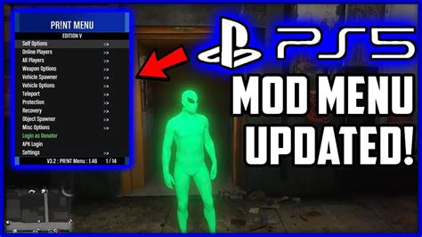 Gta 5 How To Install A Mod Menu On Ps5 Newest Method Ps5 Mods