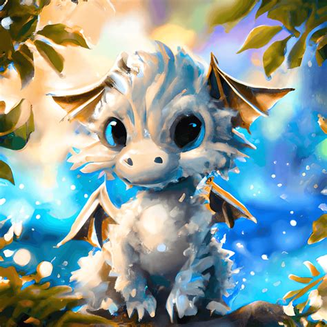 Cute Baby Dragon Graphic · Creative Fabrica