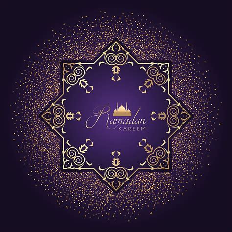 Confetti Background Ramadan Background Mosque Silhouette Ramadan