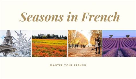 Learn To Talk About Seasons In French Master Your French