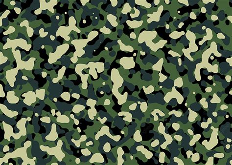 Military Green Camouflage Pattern Background Military Camouflage