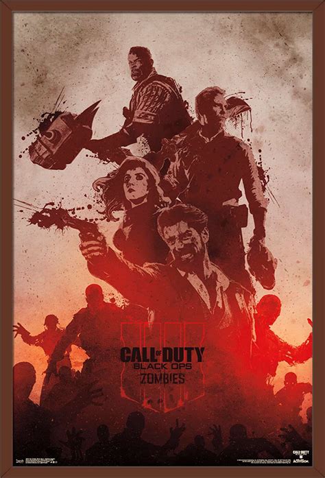 Call Of Duty Black Ops 4 Zombie Graphic Poster