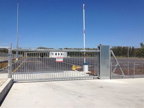 Heavy Industrial Sliding Gate With Automation Ezi Security