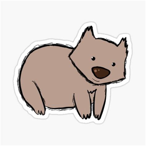 Wombat Stickers Redbubble