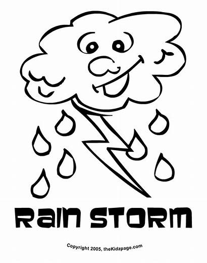 Weather Coloring Pages Sheets Colouring Printable Drawing