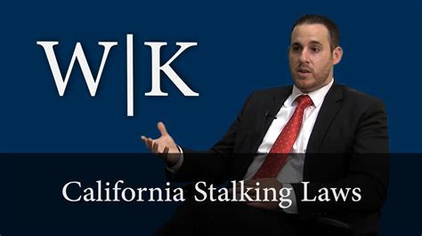 California Stalking Laws Pc 6469 Youtube