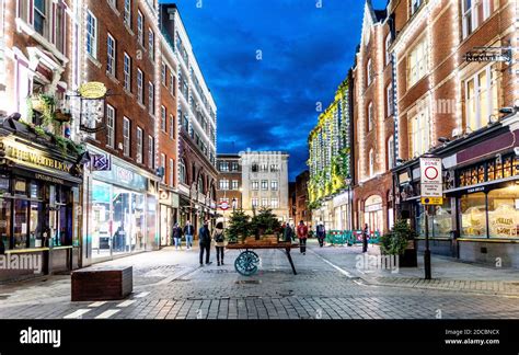 James Street Covent Garden At Night London Uk Stock Photo Alamy