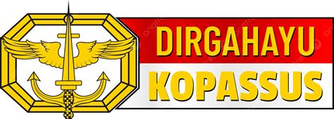Dirgahayu Kopassus 로고 인도네시아 국기 벡터 Png Kopassus 디르가하유 코파수스 인도네시아 국기