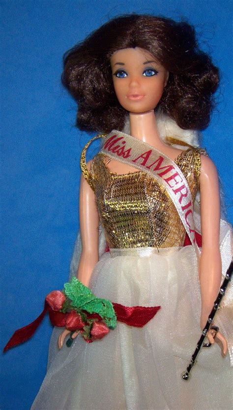 vintage walk lively miss america doll 3200 barbie 1972 1973 scepter cape sash ebay barbie
