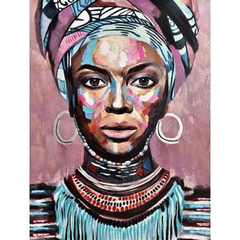 African Woman ΠΙΝΑΚΑΣ 90x35x120ycm Oil Painting Homiigr In 2020