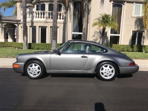 Porsche 964 C2 Coupe In Rare Stone Gray Metallic For Sale
