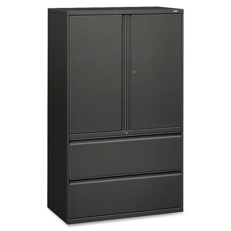 Tall filing cabinet with shelves. Office file storage equipment…learn about all the options ...