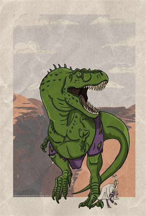 Hulkasaurus Rex Dinosaurs Series Comic Books Art Dinosaur