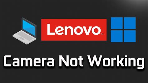 Lenovo Webcam Not Working In Windows 1110 Tutorial Youtube