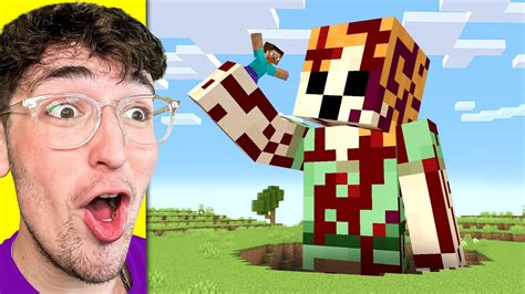 I Fooled My Friend As Giant Alex In Minecraft Youtube