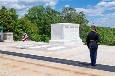 Tomb Of The Unknown Soldier In Arlington Editorial Image Image Of