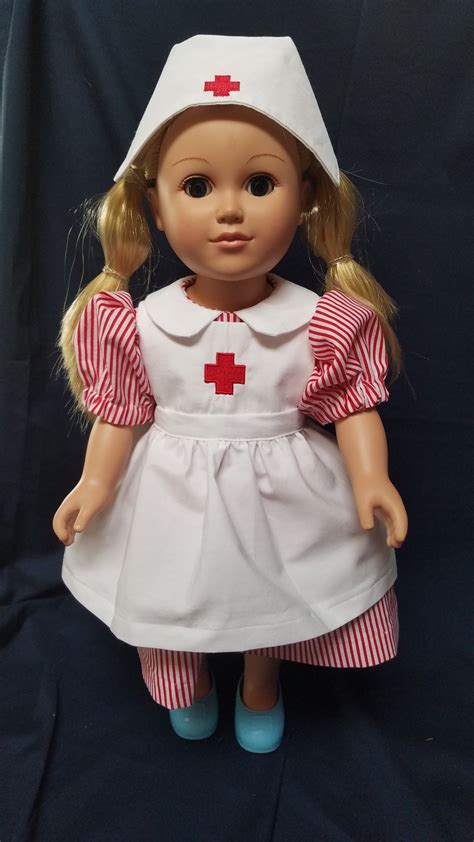Candy Stiper Or Nurse Fits 18 Inch Doll Or American Girl Doll Doll