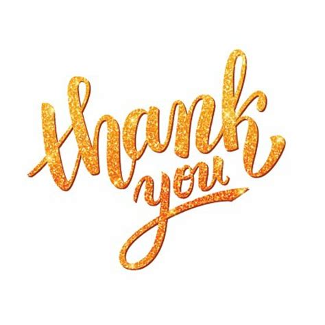 Download High Quality Thank You Clipart Gold Transparent Png Images