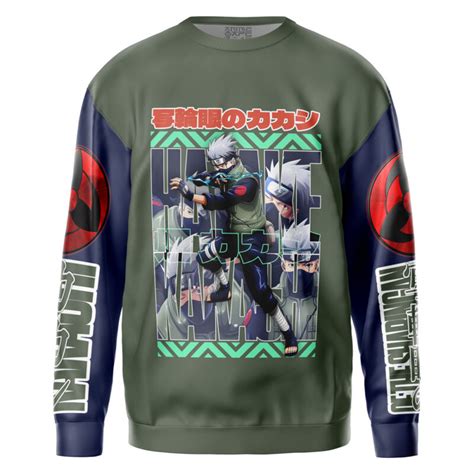 Hatake Kakashi Naruto Shippuden Streetwear Sweatshirt Anime Ape