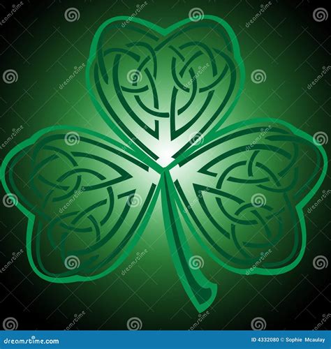 Celtic Shamrock Stock Illustration Illustration Of Irish 4332080