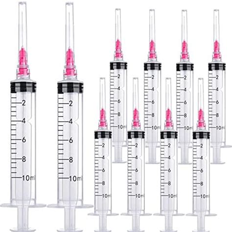 100pack 10ml 10cc Disposable Measuring Tool Lab Syringes