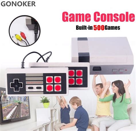 Gonoker Retro Mini Video Game Console 8 Bit Tv Game Consoles Built In