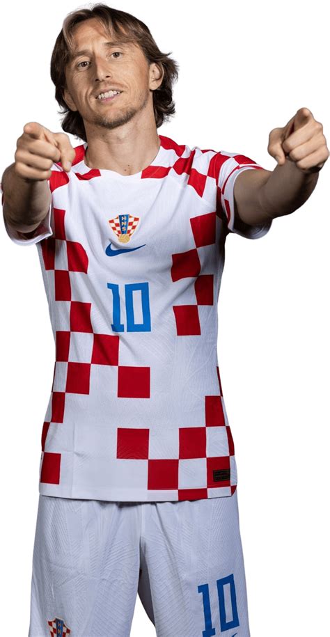 Luka Modrić Croatia Football Render Footyrenders