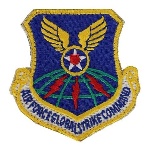 Genuine Us Air Force Patch Global Strike Command Color With Hook