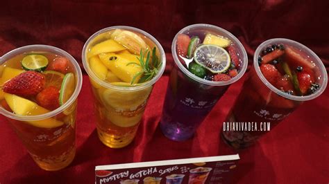 Air gula yang di susun ready untuk minum. Minum-Air-Buah-Tanpa-Gula-Kat-Hui-Lau-Shan - SEDAPFOOD