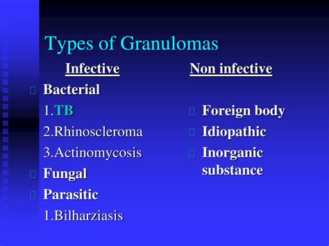 Ppt Lung Granulomas Powerpoint Presentation Free Download Id9233968