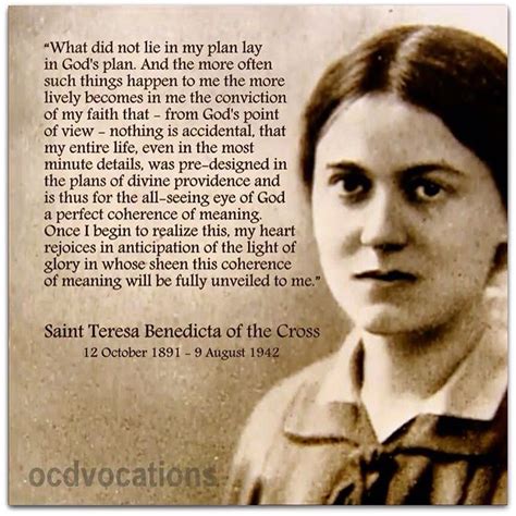 “12 October 1891 Edith Stein Was Born In Breslau” St Teresa Benedicta