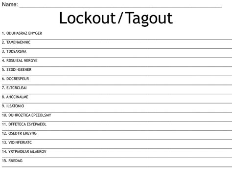 Lockout Tagout Placard Template Printable Word Searches My Xxx Hot Girl