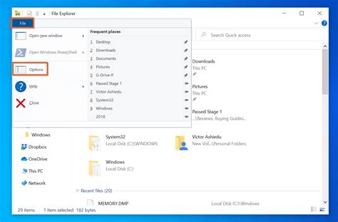 Clear Recent Files Windows 10 File Explorer Itechguides Com