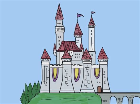 4 Ways To Draw A Castle Wikihow