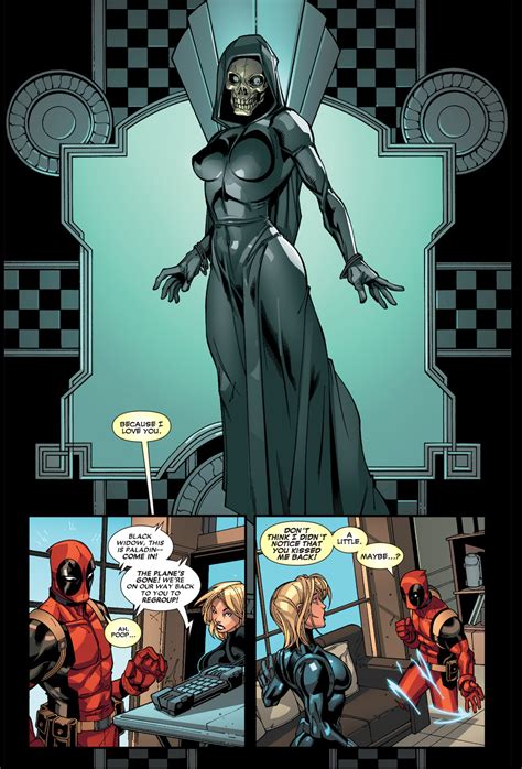 Deadpool Kisses Black Widow Comicnewbies