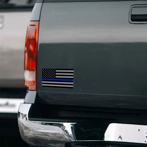 Magnet Thin Blue Line Subdued American Flag Thin Blue Line Usa