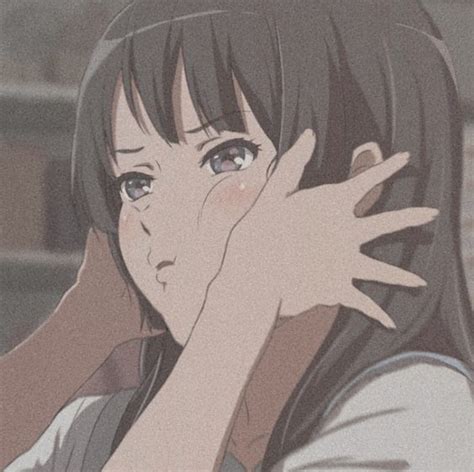 Aesthetic Profile Anime Girl Aesthetic Sad