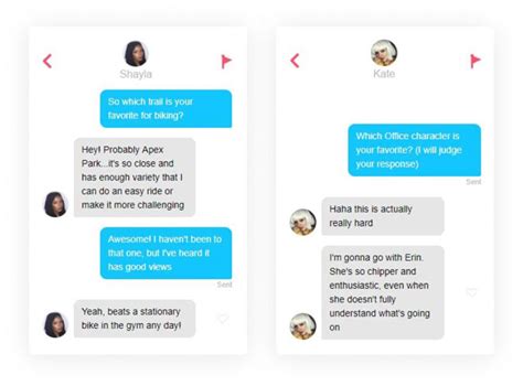 Mar 26, 2020 · you have preferences and a taste in women that goes beyond tinder pics and a quick bio. How to Start a Tinder Conversation: EXACTLY What to Say (First Message to Date)