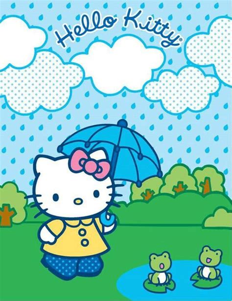 Walking On The Rain Hello Kitty Pictures Hello Kitty Kitty